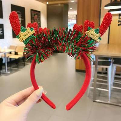 Božićne trake za glavu Poklon Božićni dodaci za kosu Traka za glavu Otmjeni sobovi rogovi Traka za kosu Sretan božićni ukrasi
