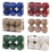 1doboz 6db karácsonyi bál karácsonyfadísz Otthon Karácsonyi akasztós medál