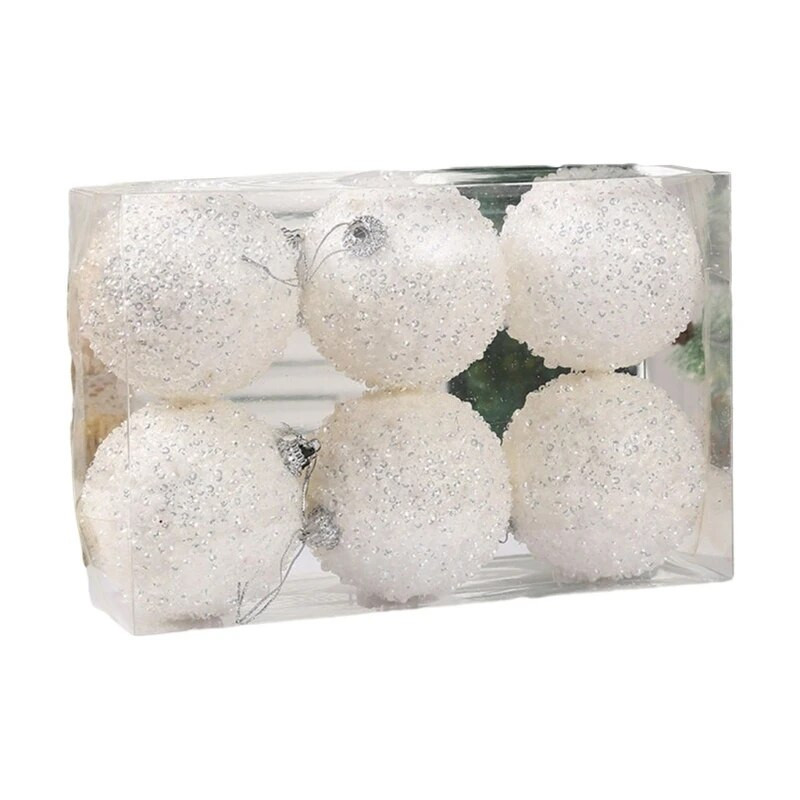 1doboz 6db karácsonyi bál karácsonyfadísz Otthon Karácsonyi akasztós medál