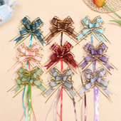 10KOM Pull Bow Ribbon Omotanje poklona Pull Bowknot Trake za božićno vjenčanje Košare za darove Ukras kutije