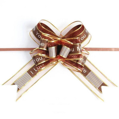 10KOM Pull Bow Ribbon Omotanje poklona Pull Bowknot Trake za božićno vjenčanje Košare za darove Ukras kutije
