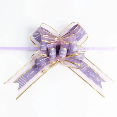 10KOM Pull Bow Ribbon Omotanje poklona Pull Bowknot Trake za božićno vjenčanje Košare za darove Ukras kutije