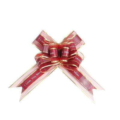 10KOM Pull Bow Ribbon Omotanje poklona Pull Bowknot Trake za božićno vjenčanje Košare za darove Ukras kutije