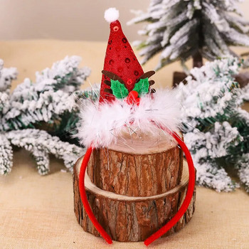 Αξεσουάρ μαλλιών για κορίτσια Χριστουγεννιάτικη κεφαλόδεσμος Santa Tree Elk Ears Στολίδια Χριστουγεννιάτικα πάρτι Cosplay Χριστουγεννιάτικα στολίδια Παιδικά δώρα
