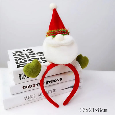 Dodaci za kosu za djevojčice Božićna traka za glavu Djed Božićnjak Ukrasi u ušima losa Božićna zabava Cosplay Božićni ukrasi Darovi za djecu