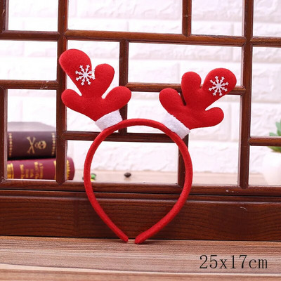 Dodaci za kosu za djevojčice Božićna traka za glavu Djed Božićnjak Ukrasi u ušima losa Božićna zabava Cosplay Božićni ukrasi Darovi za djecu