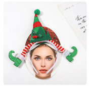 Christmas Elf Traka za glavu Noel Navidad Elf Hair Band Xmas Natal Prop 2023 Sretan Božić Elf Dress Up Pokrivala za glavu Sretna Nova 2024.