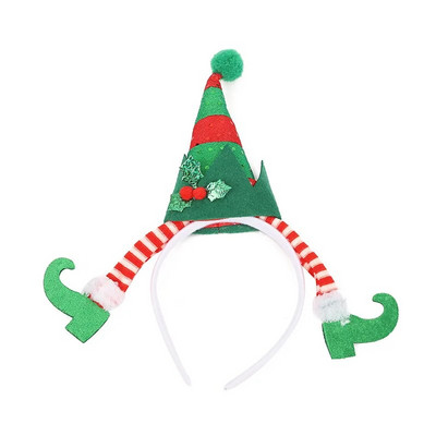 Christmas Elf Traka za glavu Noel Navidad Elf Hair Band Xmas Natal Prop 2023 Sretan Božić Elf Dress Up Pokrivala za glavu Sretna Nova 2024.