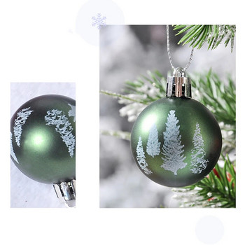 10 ΤΕΜ 4 εκατοστών Χριστουγεννιάτικη μπάλα Διακοσμητικά χριστουγεννιάτικα δέντρα για διακόσμηση σπιτιού Απόκριες Πρωτοχρονιάς Navidad Κρεμαστό Αξεσουάρ μπάλα
