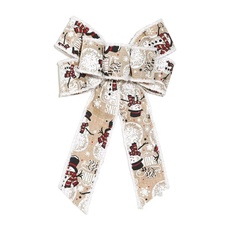 Vianočná mašľa, zamatová látka, ozdoba na stromček, prívesok na festival, sviatočnú párty dekoráciu