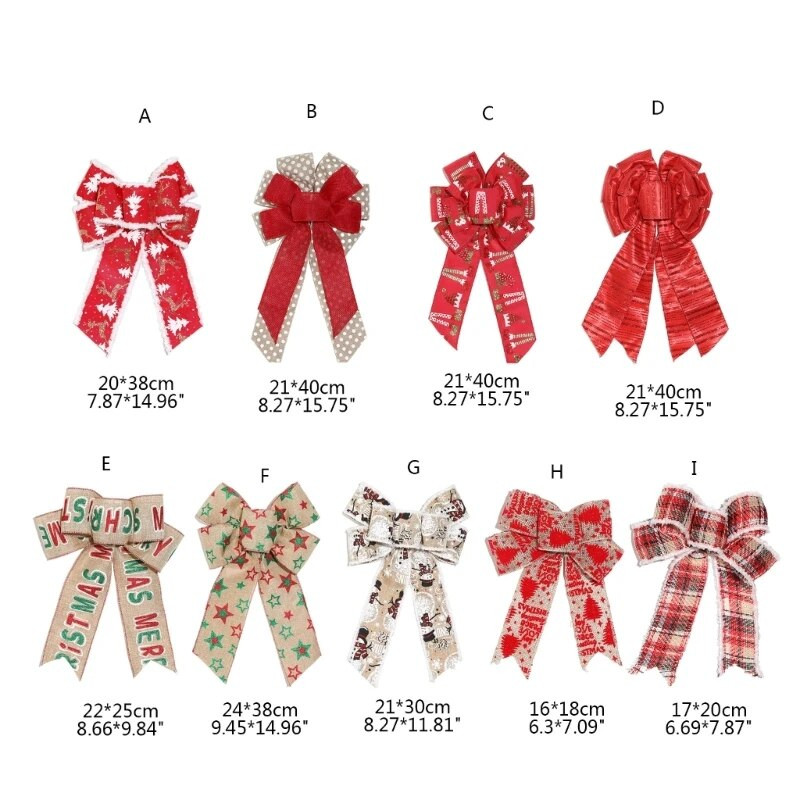 Vianočná mašľa, zamatová látka, ozdoba na stromček, prívesok na festival, sviatočnú párty dekoráciu