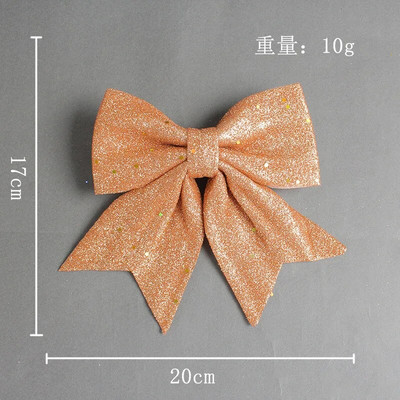 Božićni biseri Pamuk Zlatna mašna u prahu Božićno drvce DIY Dekor Kućni centar Božićni ukrasi Viseći privjesci Poklon kutije Dodaci