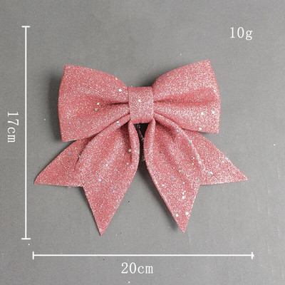 Jauni Pērļu kokvilnas zelta pūdera bantītes Ziemassvētku eglīšu rotājumi DIY kulonu dāvanu kastītes aksesuāri Tirdzniecības centra Ziemassvētku rotājumi