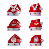 Božićna kapa s LED svjetlom Božićni ukrasi 2023 Navidad Božićna kapa za djecu Odrasla djeca Poklon za Novu godinu 2024.