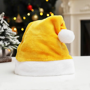 1PC 2023 Нова година Възрастен Шапка на Дядо Коледа Коледна шапка Реквизит Розова шапка Персонализирана шапка Шапка на Дядо Коледа Коледно парти X-Mas Парти шапка