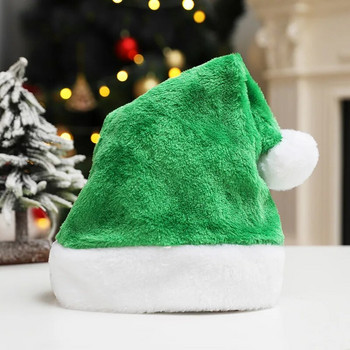 1PC 2023 Нова година Възрастен Шапка на Дядо Коледа Коледна шапка Реквизит Розова шапка Персонализирана шапка Шапка на Дядо Коледа Коледно парти X-Mas Парти шапка