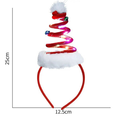 Jõulud LED-peapaelad lumememm jõulupuu vibu hirvesarvega peapael LED-valgusega Navidad uusaasta kingitus jõulukaunistused