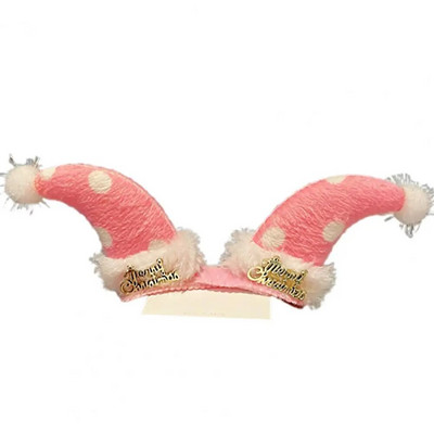 2gab Jauka Ziemassvētku aļņa ausu matu sprādze Sieviešu meitenei Ziemassvētku vecīša matadata Ziemassvētku ballītes stieņi bērniem Kospleja galvassegas Jaungada dāvana