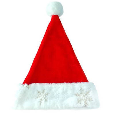 Karácsonyi sapka Mikulás sapka piros felnőtt gyerekeknek extra vastagított karácsonyi dekoráció party sapka gyerekeknek ajándék