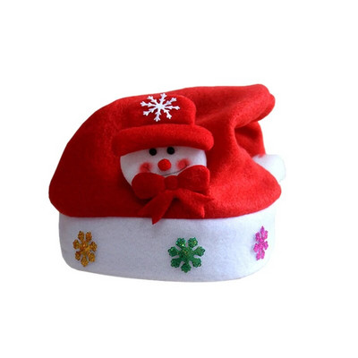 Linksmų Kalėdų Šviesos kepurė Naujieji Metai Navidad Cap Sniego senelis Briedis Kalėdų Senelio Kepurės vaikams Vaikams Suaugusiesiems Kalėdų dovanos dekoravimas