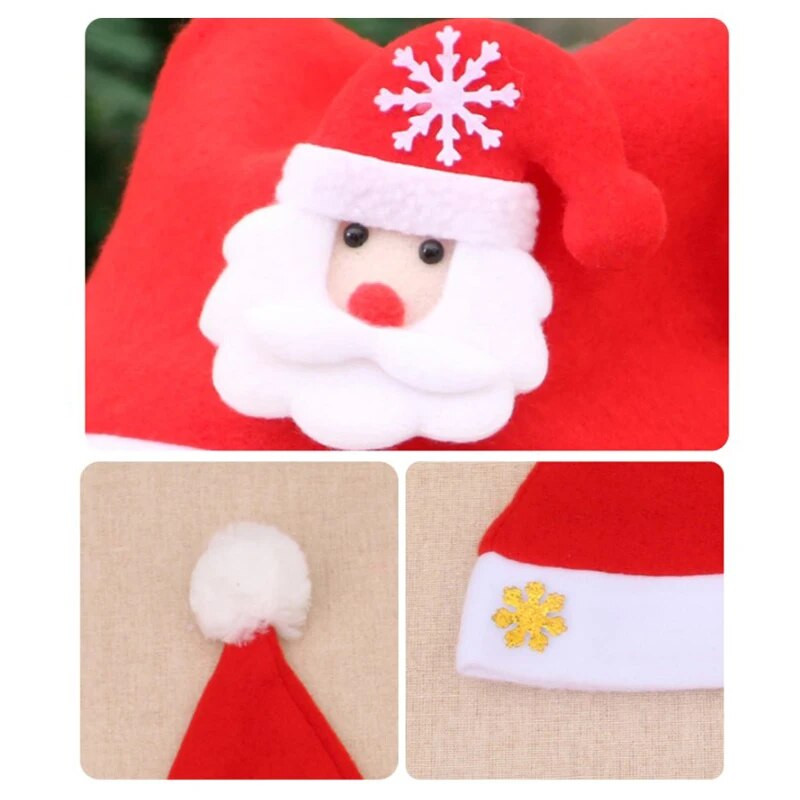 Linksmų Kalėdų Šviesos kepurė Naujieji Metai Navidad Cap Sniego senelis Briedis Kalėdų Senelio Kepurės vaikams Vaikams Suaugusiesiems Kalėdų dovanos dekoravimas