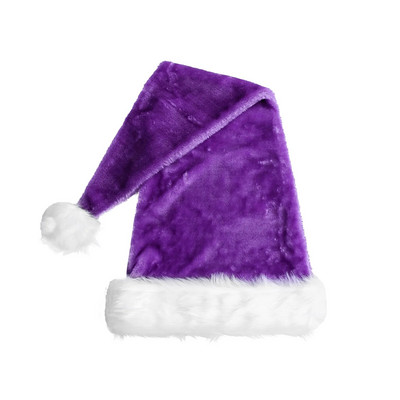 Ziemassvētku ballītes cepure Klasiskas svētku Ziemassvētku vecīša cepures pieaugušajiem bērniem lomu spēlē maskarāde Cosplay kostīmu aksesuāri