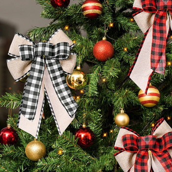 1τεμ Χριστουγεννιάτικα Φιόγκοι Χριστουγεννιάτικα στολίδια Δέντρο Μεγάλο παπιγιόν Πρωτοχρονιάτικο Χριστουγεννιάτικο γιορτινό πάρτι Δώρα Δώρα Φιόγκοι κορδέλα στεφάνι