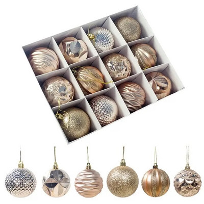 12 kom Božićno božićno drvce Kuglica za kućni dekor Viseći ukras 2020 kuglica Viseći kućni ukras za zabavu Navidad