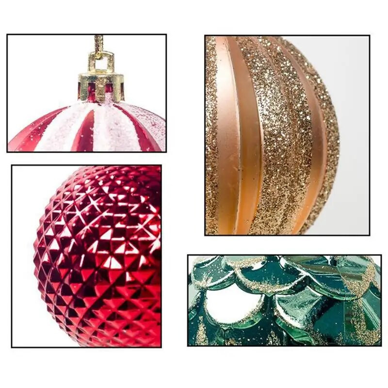 12 kom Božićno božićno drvce Kuglica za kućni dekor Viseći ukras 2020 kuglica Viseći kućni ukras za zabavu Navidad