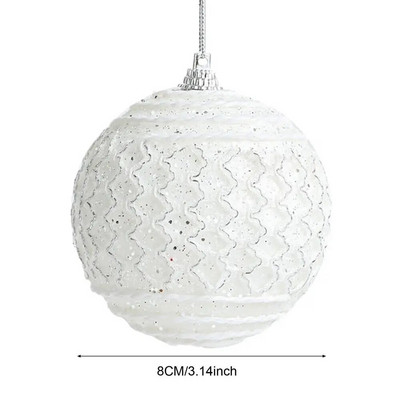 Sädelevad pallid jõulukaunistus Säravate rippuvate kaunistustega pallide sisekujundus Purunemiskindel rippuva palli kaunistus Jõulupeo kaunistus