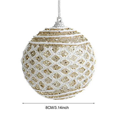 Sädelevad pallid jõulukaunistus Säravate rippuvate kaunistustega pallide sisekujundus Purunemiskindel rippuva palli kaunistus Jõulupeo kaunistus