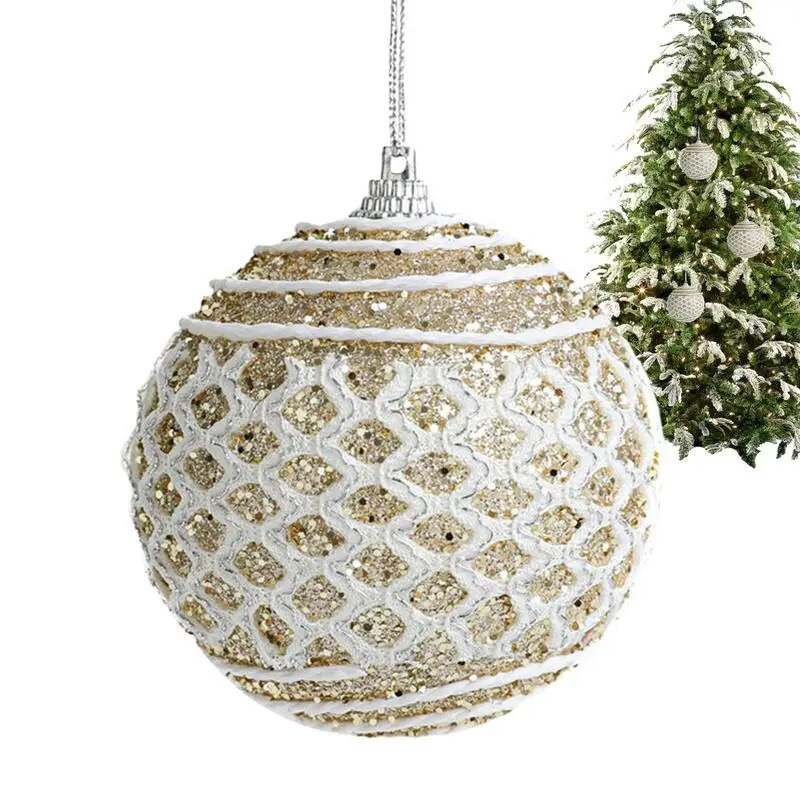 Sädelevad pallid jõulukaunistus Säravate rippuvate kaunistustega pallide sisekujundus Purunemiskindel rippuva palli kaunistus Jõulupeo kaunistus