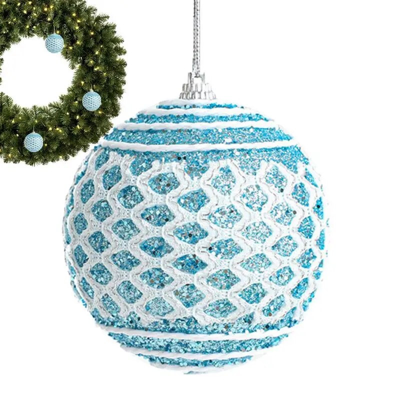 Sädelevad pallid jõulukaunistus Säravate rippuvate kaunistustega pallide sisekujundus Purunemiskindel rippuva palli kaunistus Jõulupeo kaunistus