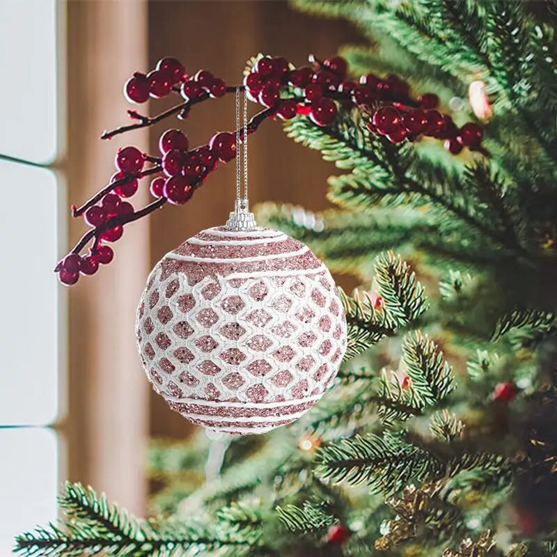 Sädelevad pallid jõulukaunistus Säravate rippuvate kaunistustega pallide sisekujundus Purunemiskindel rippuva palli kaunistus Jõulupeo kaunistus