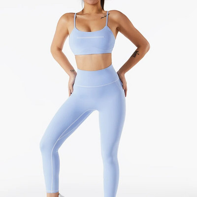 Zökkenőmentes jóga szett Női sportruházat tornatermi ruházat sportruha kétrészes szett Női ruhák edzés sport szett női nadrág