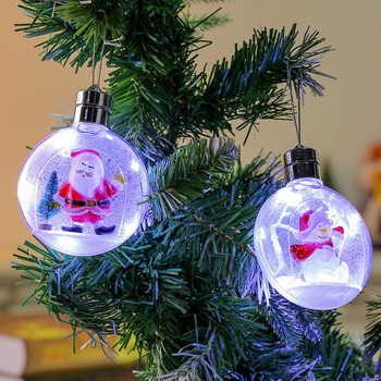 Χριστουγεννιάτικα στολίδια για κρεμαστά χριστουγεννιάτικα στολίδια Χριστουγεννιάτικες μπάλες Φωτιζόμενα δημιουργικά στολίδια για στολίδια για χριστουγεννιάτικο δέντρο
