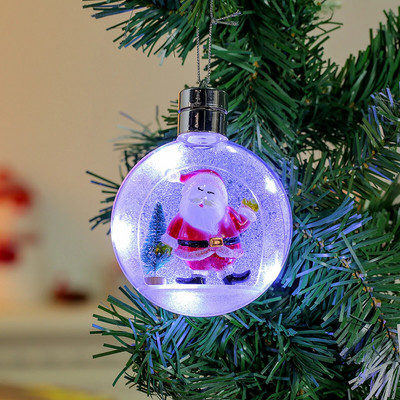 Viseći ukrasi za božićno drvce Ukrasi božićnih kuglica Osvijetljeni kreativni ukrasi za božićno drvce Ukrasi za zabave