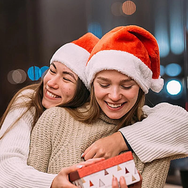 Božićna kapa LED svjetlo Plišani Božićni ukrasi za djecu i odrasle Božićni pribor Svjetleća kapa Djeda Božićnjaka Navidad Decoracion