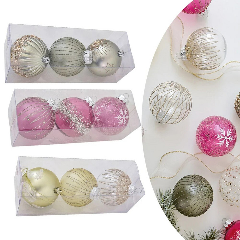 Ziemassvētku eglīšu bumbiņas kulonu rotājumi Ziemassvētku eglīšu iekarināmā bumba Priecīgus Ziemassvētku ballīšu rotājumi Mājas Navidad 2024 Jaunais gads Noels