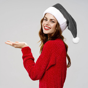 Χριστουγεννιάτικο καπέλο ενηλίκων Καπέλο Άγιου Βασίλη Ροζ κόκκινο Χριστουγεννιάτικο καπέλο 2023 Πρωτοχρονιάτικο πάρτι Καλά Χριστουγεννιάτικα Διακοσμητικά Navidad Προμήθειες