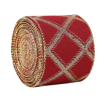 Božićna vrpca DIY Bowknot Vrpca za zamatanje darova za rukotvorine Blagdanske dekoracije Mašnice za izradu vijenca Jednostavne za upotrebu