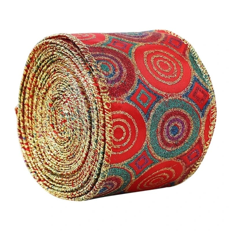 Božićna vrpca DIY Bowknot Vrpca za zamatanje darova za rukotvorine Blagdanske dekoracije Mašnice za izradu vijenca Jednostavne za upotrebu