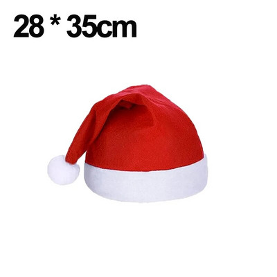 5/1 vnt Kalėdų pliušinė kepurė suaugusiems vaikams Stora, šilta Kalėdų Senelio Kalėdinės kepurės Kalėdų Naujųjų Metų šventės vakarėlio dekoravimo reikmenys