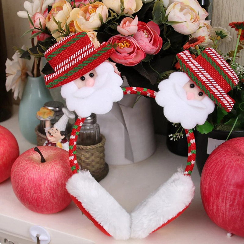 Božićna traka za glavu Jelen Trake za kosu u obliku sobova Božićni blagdanski kostim za zabavu Pribor za cosplay Božićni ukrasi