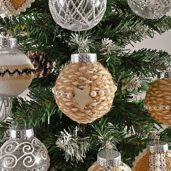 Διακοσμητικό Χριστουγεννιάτικο Δέντρο Μπαλάκι Μπιμπρίκι 6τμχ/κουτί Διακοσμητικά Κρεμαστά στολίδια Σετ Χριστουγεννιάτικου Φεστιβάλ Σπίτι