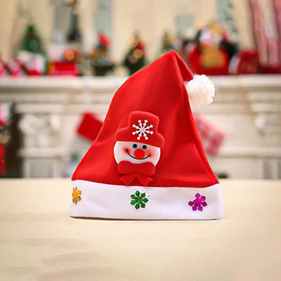 Dječja božićna kapa Slatki crtani Djed Mraz Snjegović Božićne kape za 2024. Novu godinu Cosplay Kape za zabavu Odjevni dodaci