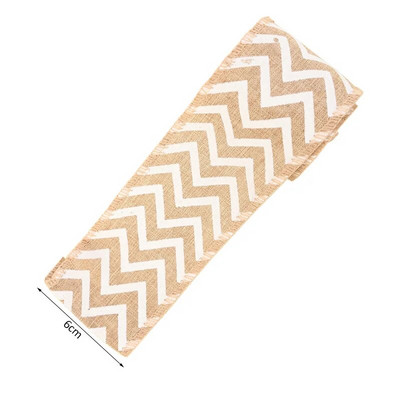 Božićni ukrasi Vrpca od kostrijeti Božićno drvce Otisnute lanene vrpce DIY Mašne Rukotvorine Navidad Ambalaža za novogodišnju zabavu 3M