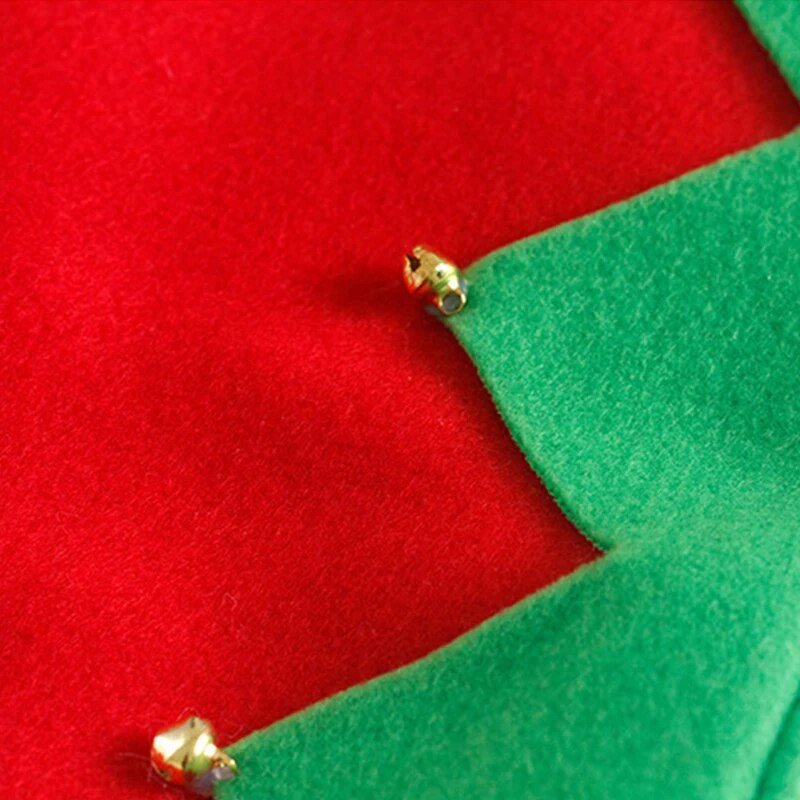 Kape za božićne zabave Vilenjačke plišane kape s metalnim zvonom Roditelj-dijete Cosplay predstava Djed Božićnjak Rekviziti za festivale za odrasle, djecu