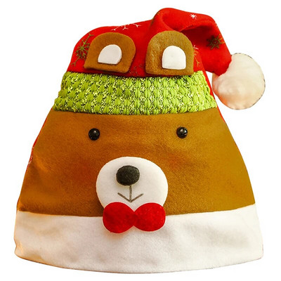 2024 Sretan Božić Šešir Novogodišnja kapa Slatki crtani snjegović ElK šeširi za djecu Odrasli Božićni dar Dekoracija Šešir za nastup