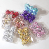 6 tk jõulupallid ripats Dekoratiivsed pallid jõulupuu kaunistus jõulukaunistus Kodukaunistus Mitmevärviline valikuline